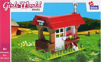 Picture of ALLEBLOX KLOCKI KONSTR ALLEBLOX GIRL DOM 91EL 27X17X5 48