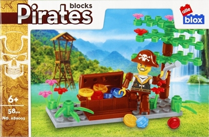 Picture of ALLEBLOX KLOCKI KONSTR ALLEBLOX PIRAT 58EL 15X10X5  PUD