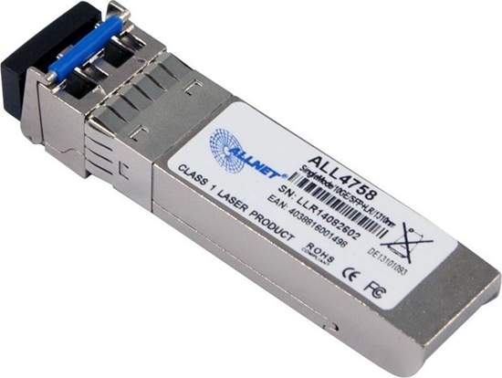 Picture of Allnet ALLNET Switch Modul ALL4758-INDU SFP+(Mini-GBIC), 10Gbit Singlemode, LR/LC, Industrial -40 -+85Grad, DDM, bis 20Km