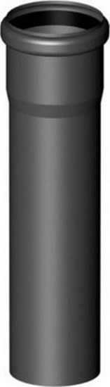 Picture of Almeva STARR Rura z kielichem 0,5m DN60 UV Stabilna Czarna7630005898062