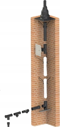 Picture of Almeva ZUB Zestaw kominowy LIK /STARR DN60/100na80