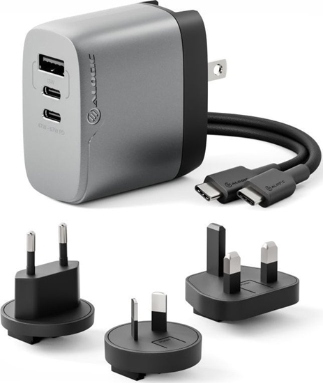 Picture of Alogic Rapid Power 67W USB-C PD 3-Port Fast GaN Travel Charger