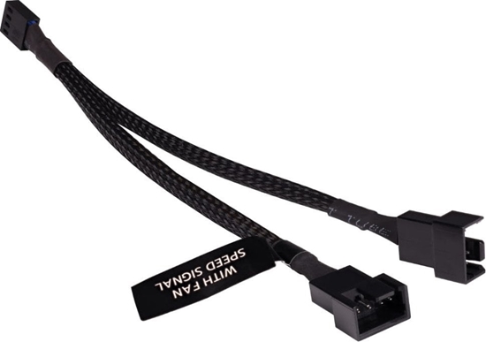 Picture of Alphacool Alphacool Y-Splitter 4-Pin auf 2x 4-Pin PWM 15cm - schwarz