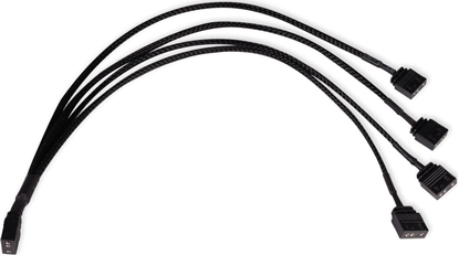 Picture of Alphacool Alphacool Y-Splitter aRGB 3-Pin auf 4x 3-Pin 30cm - schwarz