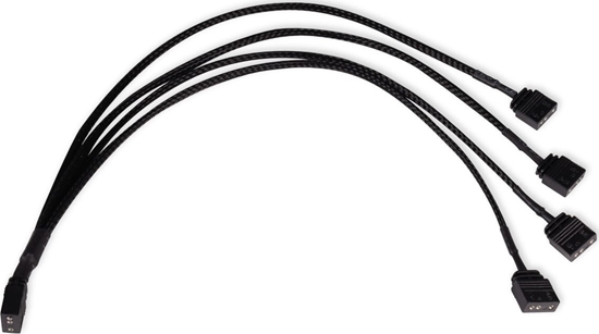 Picture of Alphacool Alphacool Y-Splitter aRGB 3-Pin auf 4x 3-Pin 30cm - schwarz