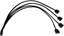 Picture of Alphacool Alphacool Y-Splitter aRGB 3-Pin auf 4x 3-Pin 30cm - schwarz