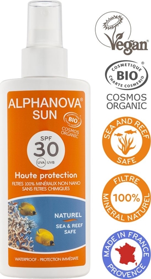 Picture of Alphanova Alphanova Sun Bio Spray Przeciwsoneczny, filtr SPF30, 125g