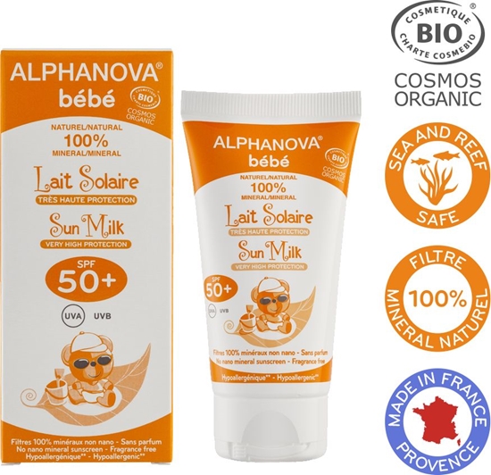 Picture of Alphanova Bebe Przeciwsoneczny Krem o wysokim filtrze SPF 50+ 50g