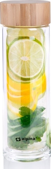 Изображение Alpina Alpina - Butelka termiczna ze szka (podwójne cianki) 450 ml