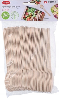 Picture of Alpina Alpina - yki drewniane jednorazowe 16 cm 50 szt.