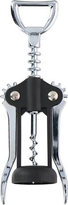 Picture of Alpina Alpina - Korkocig / otwieracz do wina ze stali nierdzewnej 17 cm (czarny / srebrny)