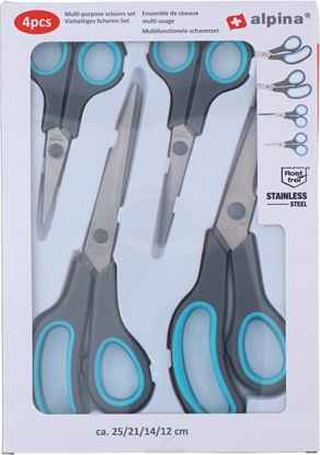 Picture of Alpina Alpina - Zestaw ergonomicznych noyczek 4 szt.