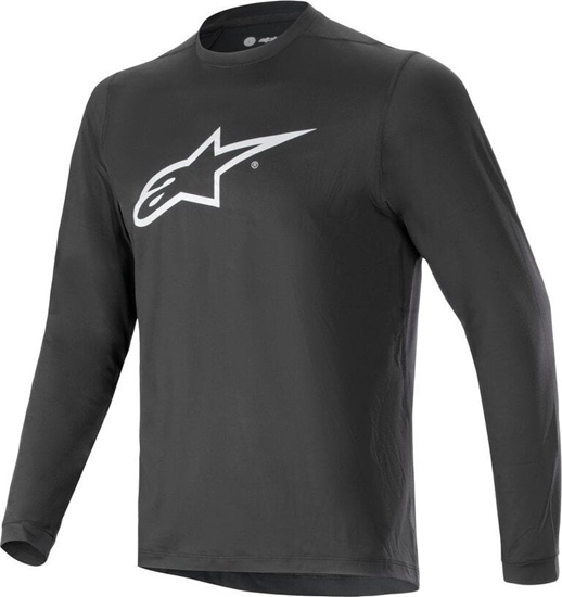 Изображение Alpinestars Koszulka dugi rkaw ALPINESTARS A-DURA ASTAR LS JERSEY, Black Rozmiar: S