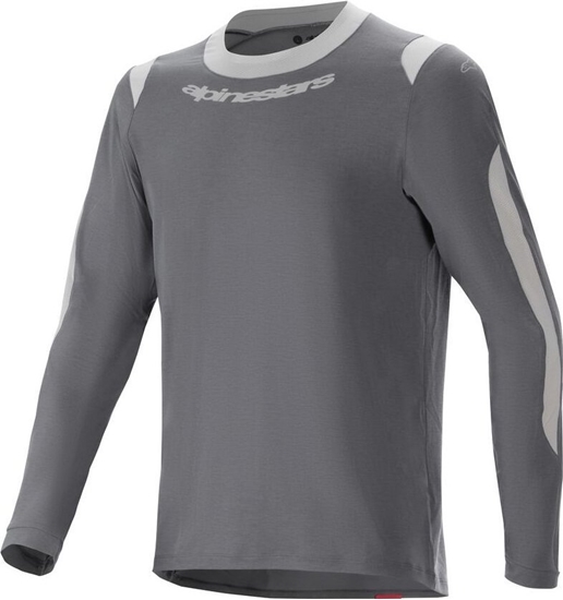 Picture of Alpinestars Koszulka dugi rkaw ALPINESTARS A-DURA DRI WOOL LS JERSEY, Dark Gray Rozmiar: XL
