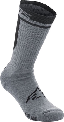 Изображение Alpinestars Skarpetki ALPINESTARS MERINO SOCKS 24, gray black Rozmiar: M