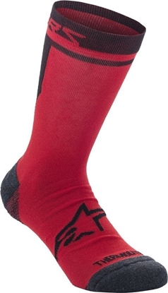 Attēls no Alpinestars Skarpetki ALPINESTARS WINTER THERM SOCKS 17, red black Rozmiar: M