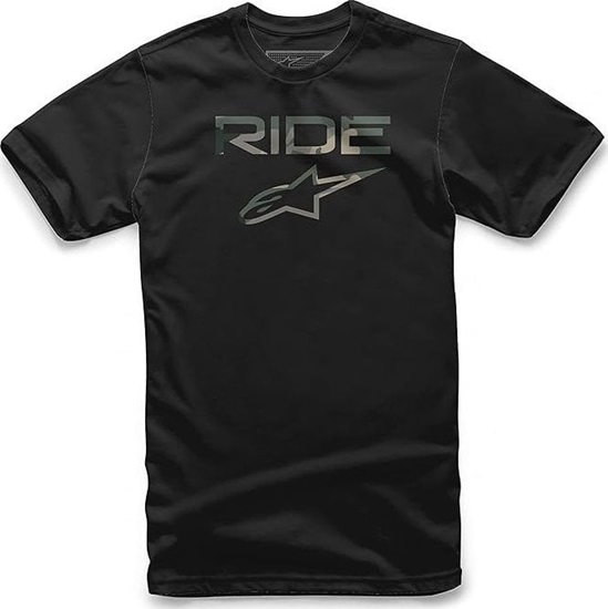 Picture of Alpinestars T-shirt ALPINESTARS RIDE 2.0 CAMO TEE, Black Rozmiar: M