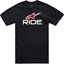 Attēls no Alpinestars T-shirt ALPINESTARS RIDE 4.0 CSF TEE, Black/White/Red Rozmiar: S