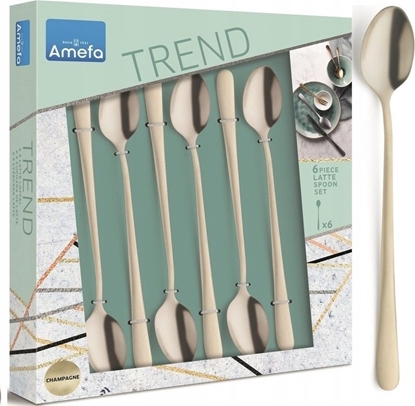 Attēls no Amefa Amefa Austin 1410 - 6 Iced Teaspoons in trend box  - champagne