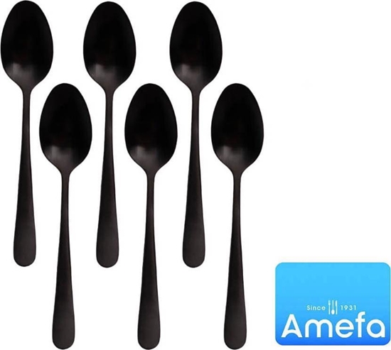 Picture of Amefa Zestaw yeczek deserowych Amefa 1410 Holenderskie Trend 6 sztuk komplet dla 6 osób czarne
