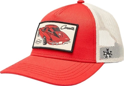 Изображение American Needle American Needle Valin Corvette Cap SMU679A-CORVETTE Czerwone One size