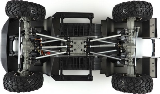 Picture of Amewi Model Samochodu Rc Amxrock Rcx8B Scale Crawler Pick Up 1:8 Rtr Blau Szczotkowy 2 4 Ghz