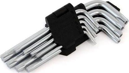 Изображение AMiO Klucze TORX krótkie 125mm 9 szt. TKS