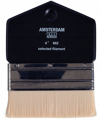 Picture of Amsterdam Paddle brush series 602 - 4 inch - synthetic hair