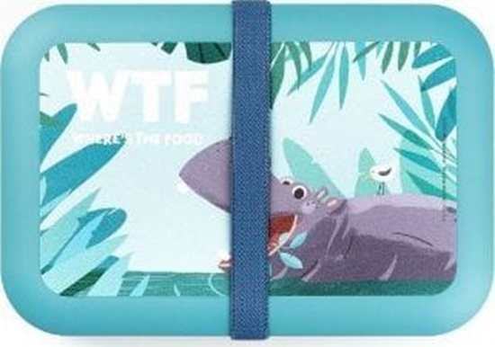 Picture of Amuse Lunchbox z gumk Hippo / Amuse