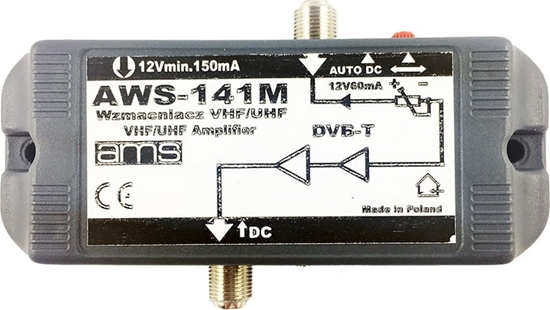 Изображение Antena RTV AMS Wzmacniacz antenowy wewntrzny (AWS-141M)