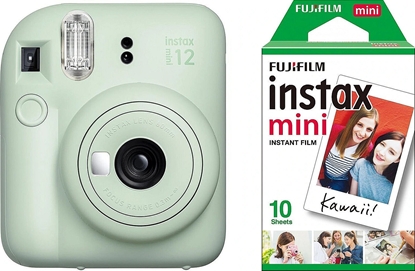 Picture of Aparat cyfrowy Fujifilm Fujifilm Momentinis fotoaparatas instax mini 12 MINT alias+instax mini glossy (10pl)+originalus dklas