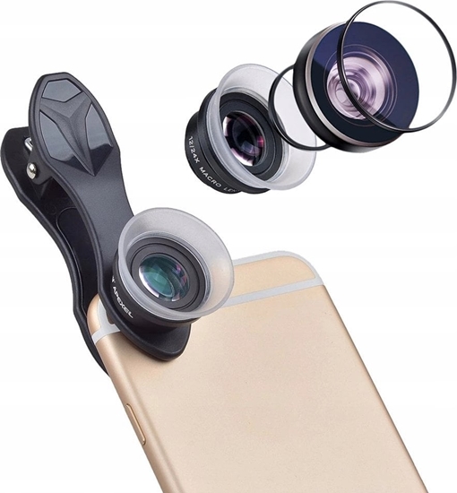 Изображение Apexel Obiektyw Soczewka Filtr Makro 2w1 12x 24x Do Telefonu Samsung Huawei Xiaomi Sony Iphone Motorola Lg / Apl-24xmh