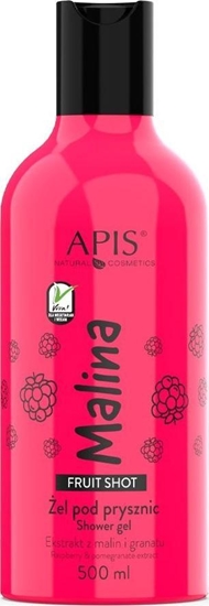 Picture of Apis APIS_Fruit Shot Shower Gel el pod prysznic Malina 500ml