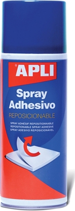 Picture of Apli Klej W Sprayu Apli, Do Repozycjonowania, 400ml