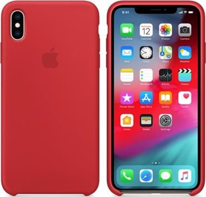 Изображение Apple iPhone XS Max Silicone Case MRWH2ZM/A Red
