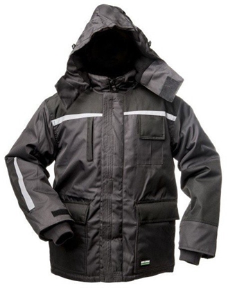 Attēls no Apple JACKET LONG ARCTIC GREY/BLACK WJ-8924 L