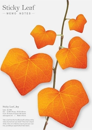 Изображение Appree Kartki samoprzylepne - bluszcz czerwony L