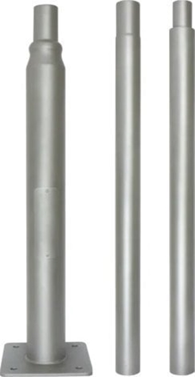 Picture of Apsvietimo stulpo komplektas, surenkamas, 3m, pilkas