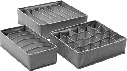 Picture of Aptel AG126G ORGANIZERY DO SZUFLADY WKADY SZARE 3 szt