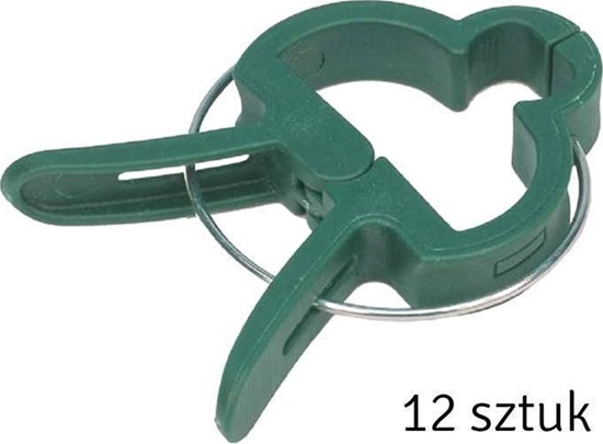 Picture of Aptel KLIPSY DO PODWIZYWANIA ROLIN WYSOKOPIENNYCH 12szt zielone AG691H