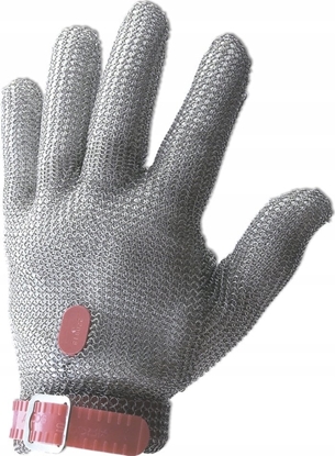 Изображение Arcos Stalowa rkawica ochronna rozm. 3 - M czerwona - Arcos