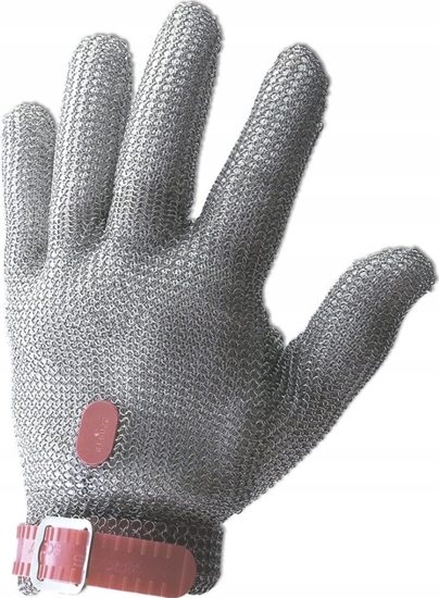 Изображение Arcos Stalowa rkawica ochronna rozm. 3 - M czerwona - Arcos