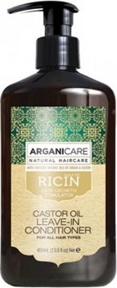 Изображение Arganicare Arganicare Castor Oil Odywka bez spukiwania stymulujca porost wosów 400 ml
