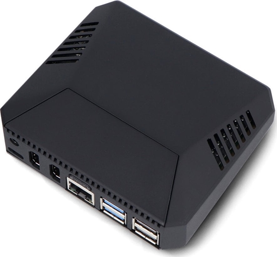 Изображение Argon40 Obudowa Argon ONE V3 M.2 NVMe PCIe do Raspberry Pi 5 - z wentylatorem i radiatorem - aluminiowa - czarna}