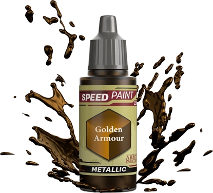 Изображение Army Painter FARBKA ARMY PAINTER SPEEDPAINT METALLIC 2.0: GOLDEN ARMOUR