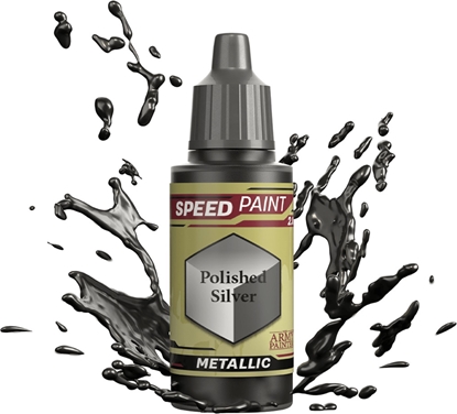 Изображение Army Painter FARBKA ARMY PAINTER SPEEDPAINT METALLIC 2.0: POLISHED SILVER