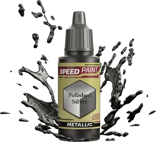 Изображение Army Painter FARBKA ARMY PAINTER SPEEDPAINT METALLIC 2.0: POLISHED SILVER