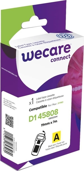 Picture of Armor WECARE Tama ARMOR do DYMO S0720880, czarny/óta, 19mm x 7m