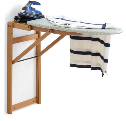 Picture of ARREDAMENTI STIROJOLLY Deska do prasowania do zawieszenia na cian - 108 x 40 cm, Brzowy