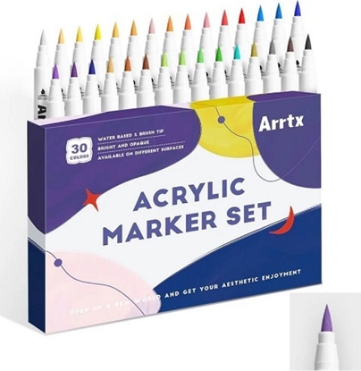 Изображение ARRTX Akriliniai markeriai - flomasteriai ARRTX, 30 spalv